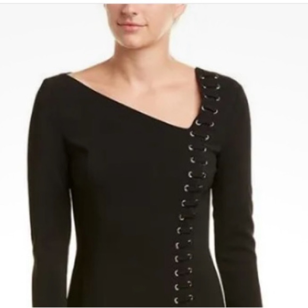 A.L.C. Luca Grommet Black Sexy Lace-Up Top Size 6